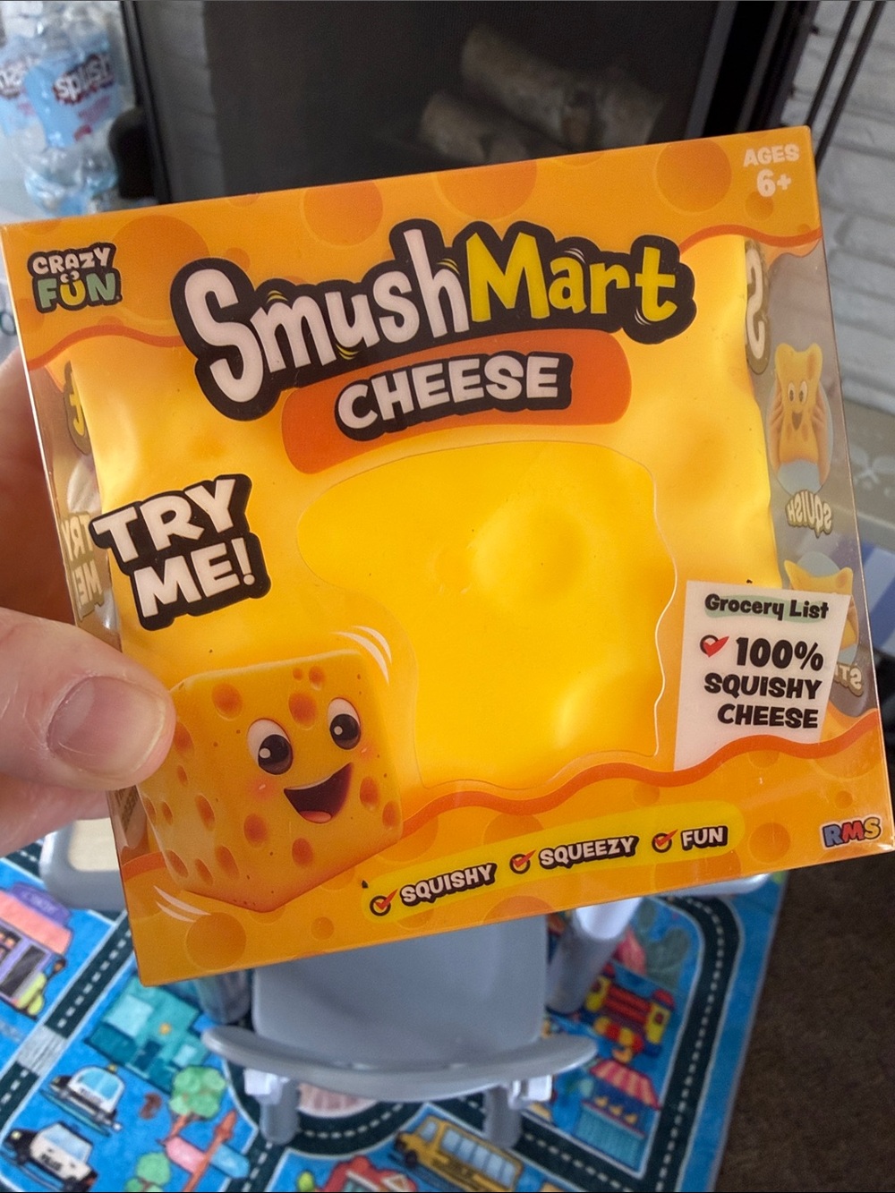 RMS:Crazy Fun- Squish Mart Cheese- FiveBelow Squish